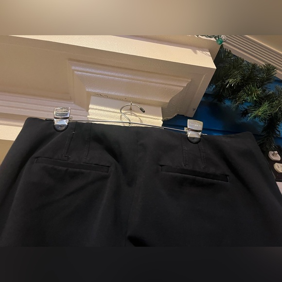 Talbots sz 12 Bi-Stretch Straight-Leg Curvy Dark Navy Blue Pants - Picture 6 of 7